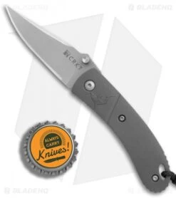 CRKT Lightfoot Urban Shark Liner Lock Knife Gray (2.5" Satin) -CRKT CRKT Lightfoot Urban Shark gray satin BHQ 76311 er bottlecap