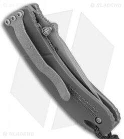 CRKT Lightfoot Urban Shark Liner Lock Knife Gray (2.5" Satin) -CRKT CRKT Lightfoot Urban Shark gray satin BHQ 76311 er side