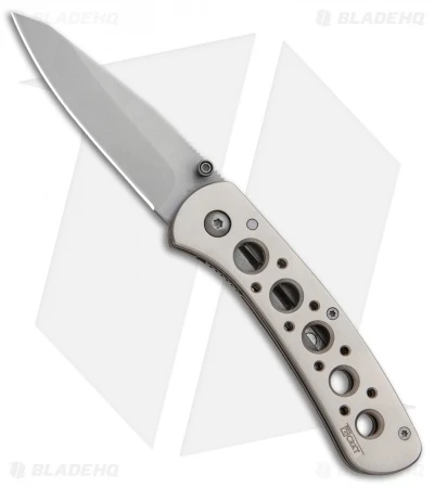 CRKT Long's Peak Liner Lock Knife Alloy (2.8" Bead Blast) 6602N 1 CRKT Long's Peak Liner Lock Knife Alloy (2.8" Bead Blast) 6602N