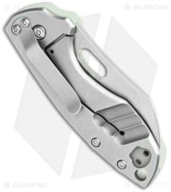 CRKT Pilar Frame Lock Knife Natural G-10 BHQ Exclusive (2.4" Stonewash D2) -CRKT CRKT Pilar FL Natural G 10 SW BHQ 113632 jr side