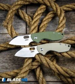 CRKT Pilar Frame Lock Knife Tan G-10 (2.4" Satin D2) -CRKT CRKT Pilar Frame Lock Knife OD Green G 10 Satin D2 5311D2D BHQ 93244 kp wood rope web