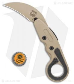 CRKT Provoke Kinematic Morphing Karambit Folding Knife (2.4" Desert Sand) 9 CRKT Provoke Kinematic Morphing Karambit Folding Knife (2.4" Desert Sand) -CRKT CRKT Provoke Kinematic Morphing Karambit Folding Knife 2.4in Desert Sand 4040DS BHQ 113912 LS Bottlecap