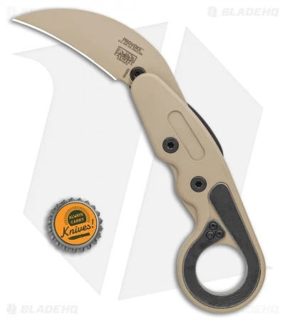 CRKT Provoke Kinematic Morphing Karambit Folding Knife (2.4" Desert Sand) 5 CRKT Provoke Kinematic Morphing Karambit Folding Knife (2.4" Desert Sand) - Image 5