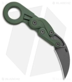 CRKT Provoke Kinematic Morphing Karambit Knife Green Grivory (2.4" SW) 4041GR -CRKT CRKT Provoke Kinematic Morphing Karambit Knife Green Grivory 2in SW BHQ 210146 td open large
