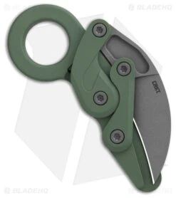 CRKT Provoke Kinematic Morphing Karambit Knife Green Grivory (2.4" SW) 4041GR -CRKT CRKT Provoke Kinematic Morphing Karambit Knife Green Grivory 2in SW BHQ 210146 td side large