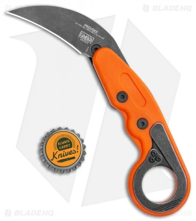 CRKT Provoke Orange Kinematic Morphing Karambit Folding Knife (2.4" Black) 4041O 4 CRKT Provoke Orange Kinematic Morphing Karambit Folding Knife (2.4" Black) 4041O - Image 4