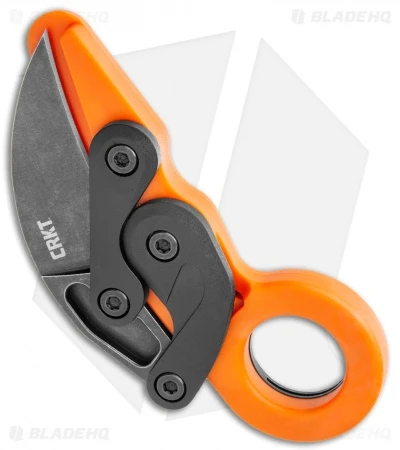 CRKT Provoke Orange Kinematic Morphing Karambit Folding Knife (2.4" Black) 4041O 3 CRKT Provoke Orange Kinematic Morphing Karambit Folding Knife (2.4" Black) 4041O - Image 3
