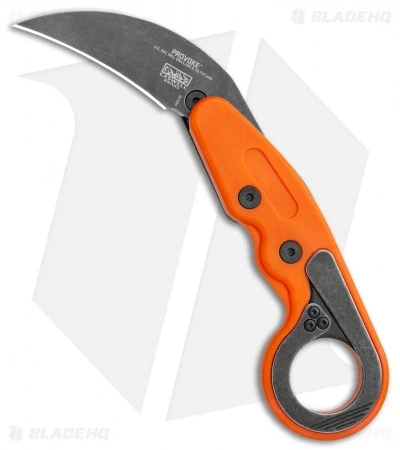CRKT Provoke Orange Kinematic Morphing Karambit Folding Knife (2.4" Black) 4041O 1 CRKT Provoke Orange Kinematic Morphing Karambit Folding Knife (2.4" Black) 4041O