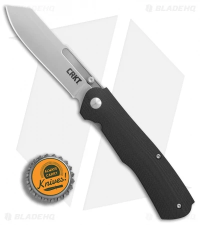 CRKT Radic Spring Assisted Knife Black G-10 (3.3" Satin) 6040 4 CRKT Radic Spring Assisted Knife Black G-10 (3.3" Satin) 6040 - Image 4