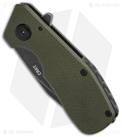 CRKT Graham Razelcliffe Frame Lock Knife OD Green G-10 (2.4" Black Stonewash) 2 CRKT Graham Razelcliffe Frame Lock Knife OD Green G-10 (2.4" Black Stonewash) - Image 2