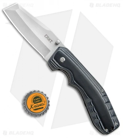 CRKT Folding Razel Folder Liner Lock Knife Micarta (3.13" Satin) 4030 4 CRKT Folding Razel Folder Liner Lock Knife Micarta (3.13" Satin) 4030 - Image 4