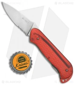 CRKT Rollock Pocket Knife Red Translucent (2.25" Polish Serr) 5212R 7 CRKT Rollock Pocket Knife Red Translucent (2.25" Polish Serr) 5212R -CRKT CRKT Rollock Red Translucent Polish Serr 5212R BHQ 68539 jr bottlecap