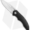 CRKT Ruger Knives High-Brass Spring Assisted Knife Black (3.2" Satin Serr) R2601