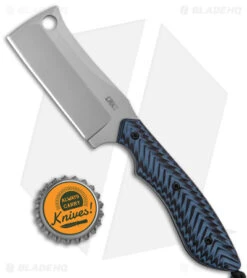 CRKT S.P.E.C Fixed Blade Knife Blue/Black G-10 (2.5" Bead Blast) 7 CRKT S.P.E.C Fixed Blade Knife Blue/Black G-10 (2.5" Bead Blast) -CRKT CRKT S.P.E.C. Fixed Blade Cleaver Blue Black G 10 BB BHQ 138971 jr bottlecap