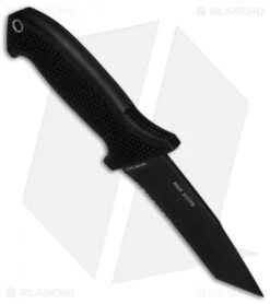 CRKT M60-14NK SOTFB Fixed Blade Knife Tanto (4.38" Black Serr) 4 CRKT M60-14NK SOTFB Fixed Blade Knife Tanto (4.38" Black Serr) -CRKT CRKT SOTFB Black Serr Tanto M60 14NK BHQ 49727 jr spine