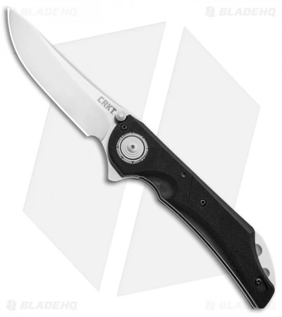CRKT Seismic Deadbolt Lock Knife Black G-10 (3.9" Satin) 5401 1 CRKT Seismic Deadbolt Lock Knife Black G-10 (3.9" Satin) 5401