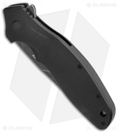 CRKT Shenanigan Spring Assist Knife Black/Veff Serration (3.4" Black SW) K800KKP 2 CRKT Shenanigan Spring Assist Knife Black/Veff Serration (3.4" Black SW) K800KKP - Image 2
