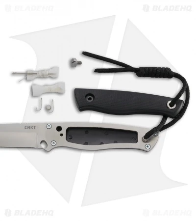 CRKT TSR Terzuola Survival Rescue Fixed Blade Knife Black GFN (4.3" Satin ) 2061 5 CRKT TSR Terzuola Survival Rescue Fixed Blade Knife Black GFN (4.3" Satin ) 2061 - Image 5