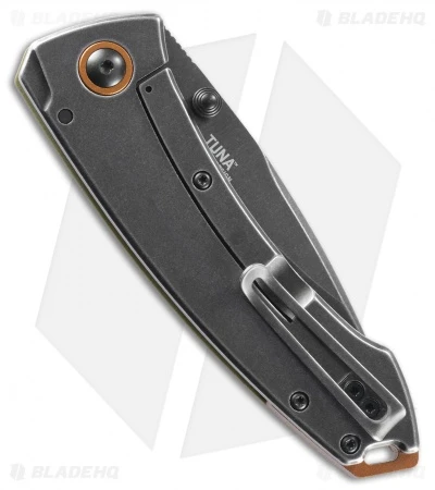 CRKT Burnley Tuna Frame Lock Knife Green G-10 (3.25" Black) 2520 2 CRKT Burnley Tuna Frame Lock Knife Green G-10 (3.25" Black) 2520 - Image 2