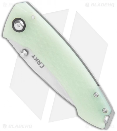 CRKT Tuna Frame Lock Knife Natural G-10 (3.25" Stonewash D2) 2 CRKT Tuna Frame Lock Knife Natural G-10 (3.25" Stonewash D2) - Image 2