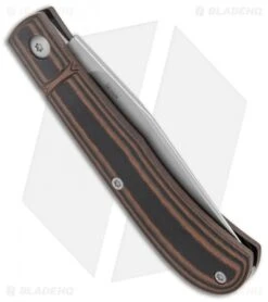 CRKT Rogers Venandi Slip Joint Knife Black/Brown G-10 (3.1" Bead Blast) -CRKT CRKT Venandi Layered Black Brown G 10 SJ BB BHQ 138968 jr side