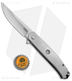 CRKT Vizzle Frame Lock Knife Stainless Steel (3.35" Satin) 5320 -CRKT CRKT Vizzle SS 5320 BHQ 51849 jr bottlecap 2
