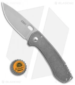 CRKT Vox Amicus Frame Lock Knife SS (3.375" Stonewash) 5445X *Factory Second -CRKT CRKT Vox Amicus SS sw factory second BHQ 74567 er bottlecap