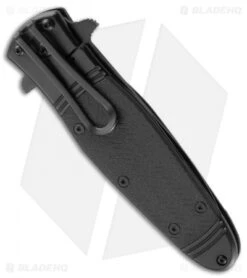 CRKT Bombastic Frame Lock Knife Black GFN (3.3" Black Serr) K345KKS 5 CRKT Bombastic Frame Lock Knife Black GFN (3.3" Black Serr) K345KKS -CRKT CRKT bombastic black serr K345KKS BHQ 51847 er side