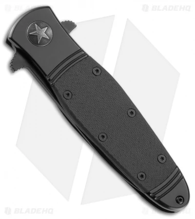 CRKT Bombastic Frame Lock Knife Black GFN (3.3" Black Serr) K345KKS 2 CRKT Bombastic Frame Lock Knife Black GFN (3.3" Black Serr) K345KKS - Image 2