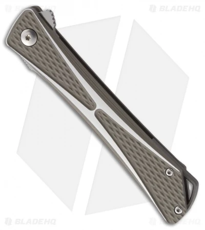 CRKT Crossbones Liner Lock Knife Aluminum (3.5" Satin) 7530 2 CRKT Crossbones Liner Lock Knife Aluminum (3.5" Satin) 7530 - Image 2