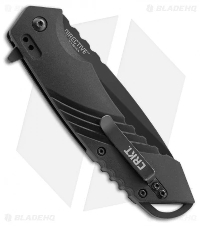 CRKT Directive Tanto Liner Lock Knife (3.6" Black) 1062 3 CRKT Directive Tanto Liner Lock Knife (3.6" Black) 1062 - Image 3