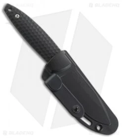 CRKT Lucas Burnley Aux Fixed Blade Knife Black (3.5" Satin) 1200 5 CRKT Lucas Burnley Aux Fixed Blade Knife Black (3.5" Satin) 1200 -CRKT CRKT lucas burnley aux black satin 1200 BHQ 51813 er sheath