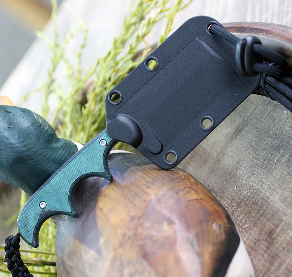 CRKT Minimalist Cleaver - Green/BLK Micarta (2.13" 5Cr15MoV) CR2383 4 CRKT Minimalist Cleaver - Green/BLK Micarta (2.13" 5Cr15MoV) CR2383 - Image 4