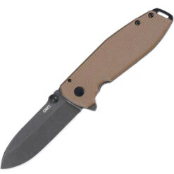 CRKT Squid XM A/O - Brown G-10 (2.95" D2) CR2495B