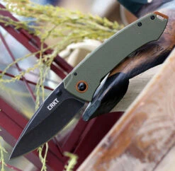 CRKT Tuna - Green G-10 (3.22" 8Cr14MoV) CR2520