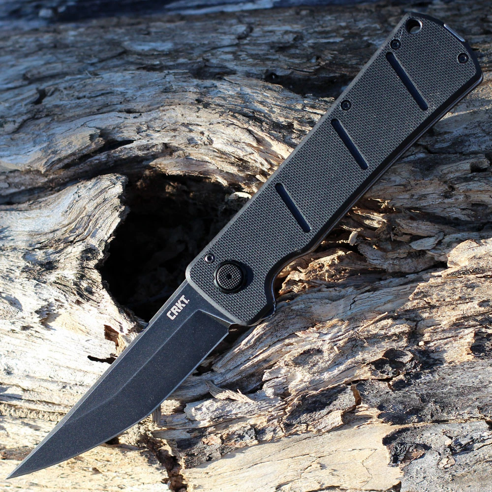 CRKT Inazuma No Ken - Blk G-10 (3.68" D2) CR2908 1 CRKT Inazuma No Ken - Blk G-10 (3.68" D2) CR2908