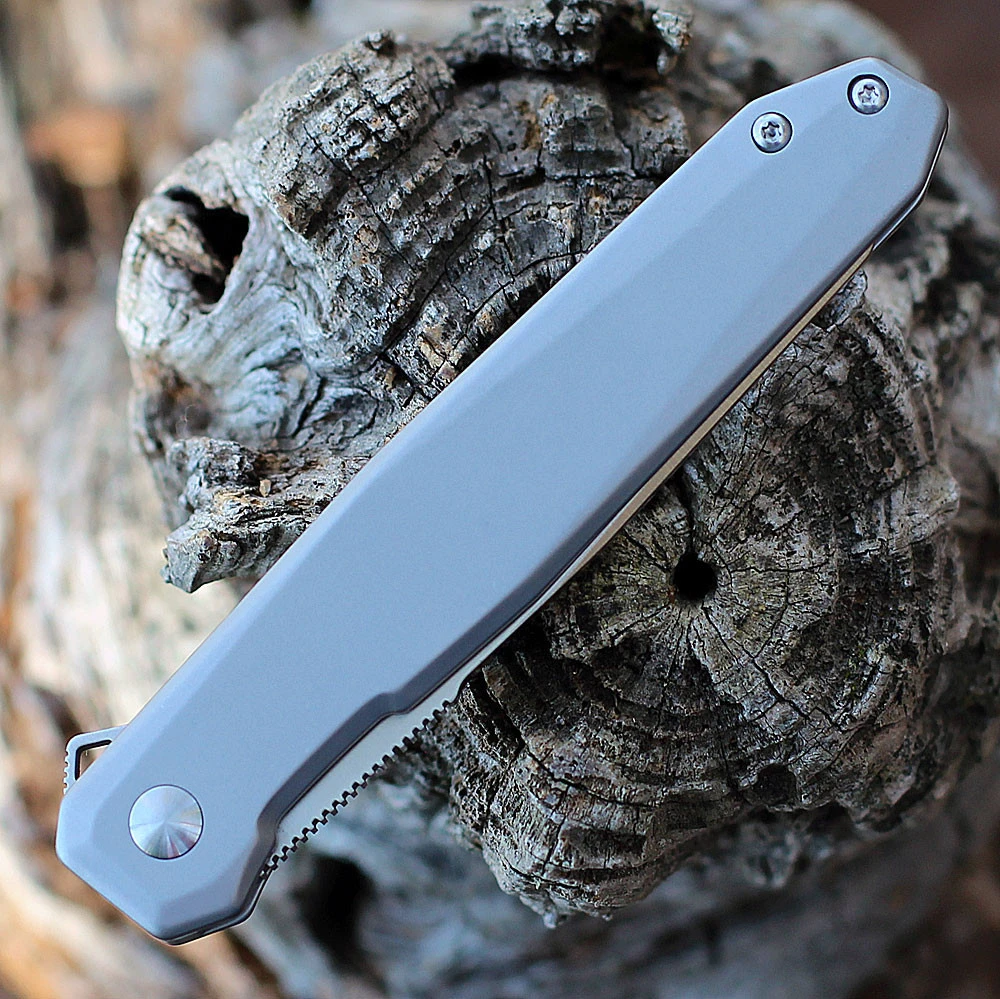 CRKT Facet Spring Assist - Gray SS (3.37" D2) K230XXP 3 CRKT Facet Spring Assist - Gray SS (3.37" D2) K230XXP - Image 3