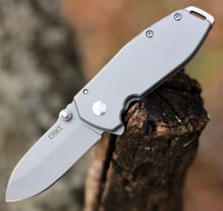 CRKT Squid A/O - Bead Blasted SS (2.37" 8Cr14MoV) CR2492