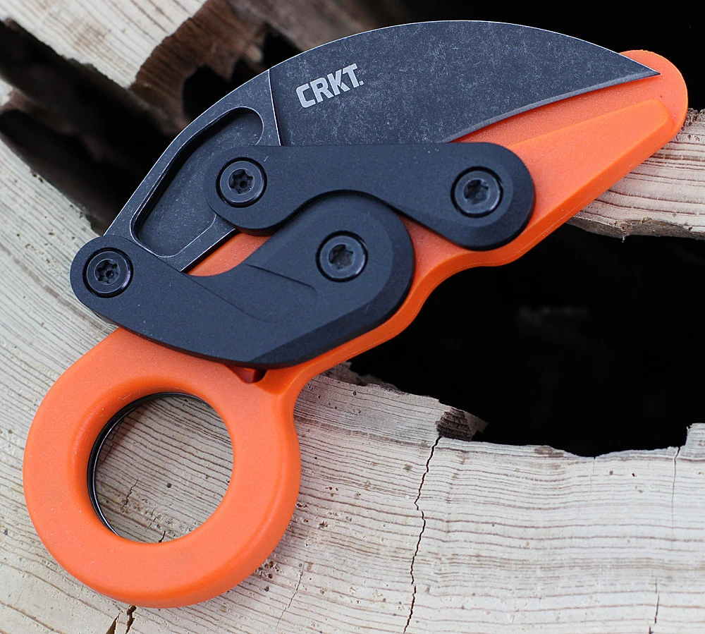 CRKT Provoke Kinematic - Orange Grivory (2.47" 1.4116) CR4041O 3 CRKT Provoke Kinematic - Orange Grivory (2.47" 1.4116) CR4041O - Image 3