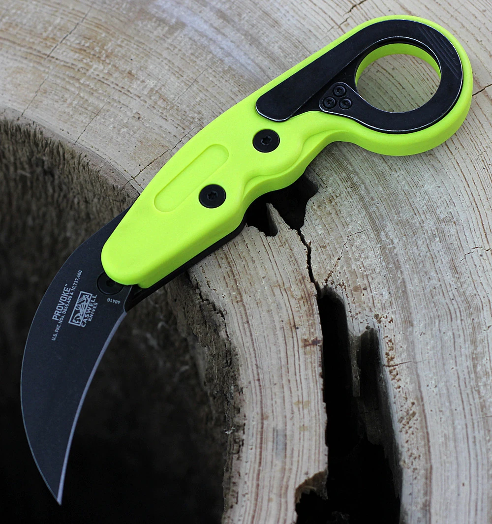 CRKT Provoke ZAP Kinematic - Neon Green Grivory (2.47" 1.4116) CR4041G 1 CRKT Provoke ZAP Kinematic - Neon Green Grivory (2.47" 1.4116) CR4041G