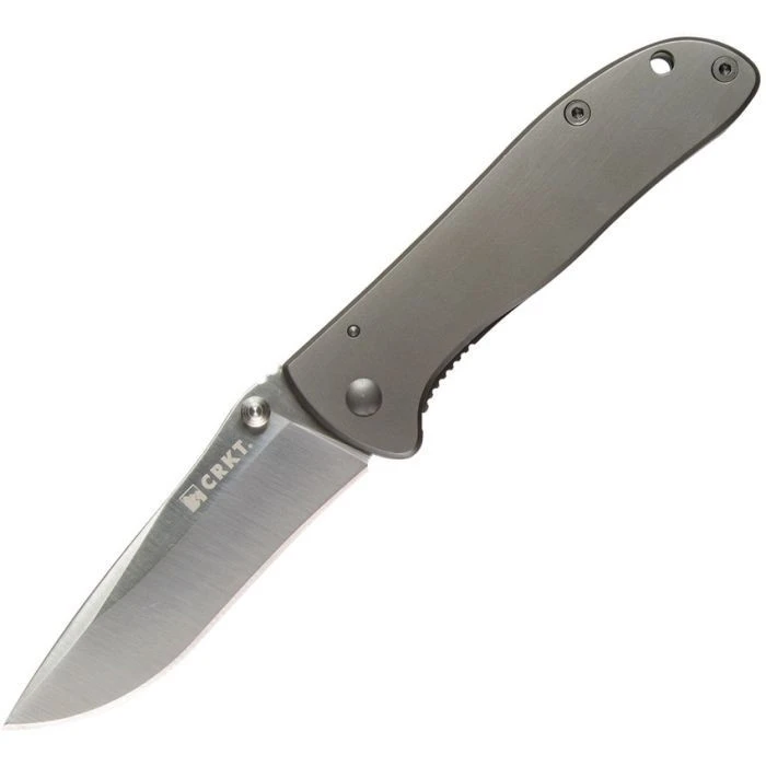 CRKT Drifter - Gray SS (2.88" 8Cr14MoV) CR6450S 1 CRKT Drifter - Gray SS (2.88" 8Cr14MoV) CR6450S