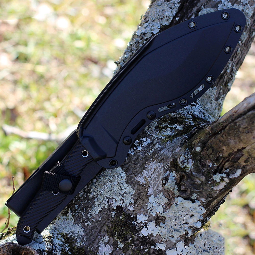 CRKT Clever Girl Kukri - Black G-10 (7.75" SK-5) 2710 2 CRKT Clever Girl Kukri - Black G-10 (7.75" SK-5) 2710 - Image 2