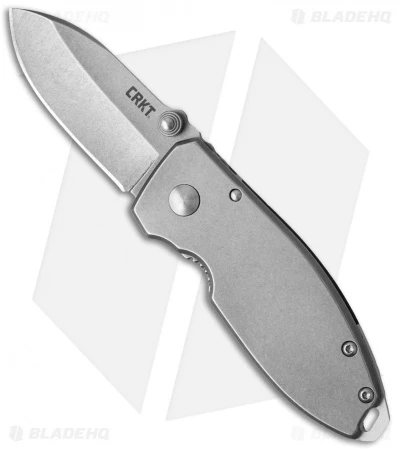 CRKT Burnley Squid Frame Lock Knife Stainless Steel (2.25" SW) 2490 1 CRKT Burnley Squid Frame Lock Knife Stainless Steel (2.25" SW) 2490