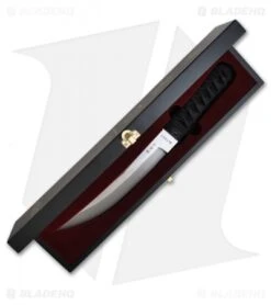 CRKT Shinbu Fixed Blade Tanto Combat Knife (9.25" Satin) 2915N 9 CRKT Shinbu Fixed Blade Tanto Combat Knife (9.25" Satin) 2915N -CRKT crkt 2915 shinbu case open