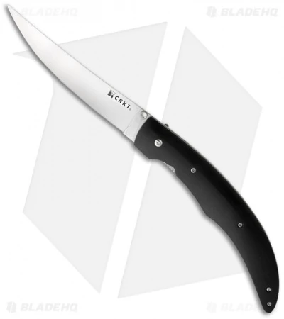 CRKT Surf 'N Turf Liner Lock Knife Black POM (5" Satin) 3080 1 CRKT Surf 'N Turf Liner Lock Knife Black POM (5" Satin) 3080