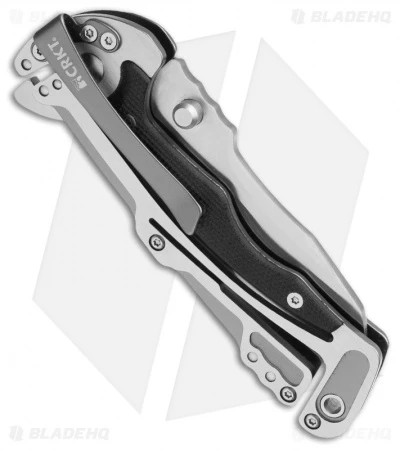 CRKT Graphite Glenn Klecker Liner Lock Knife (3.06" Satin Serr) 5195 2 CRKT Graphite Glenn Klecker Liner Lock Knife (3.06" Satin Serr) 5195 - Image 2