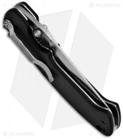 CRKT Crawford Kasper Liner Lock Knife (3.75" Satin Serr) 6783SZ 5 CRKT Crawford Kasper Liner Lock Knife (3.75" Satin Serr) 6783SZ -CRKT crkt 6783sz black folder serr crawford kasper side