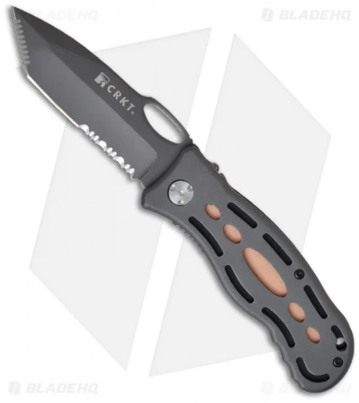 CRKT Lake Thunderbolt 2 Liner Lock Knife (3.43" Gray Serr) 7131 1 CRKT Lake Thunderbolt 2 Liner Lock Knife (3.43" Gray Serr) 7131
