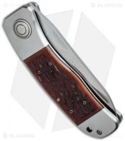 CRKT Lake's PAL Automatic Conversion Knife (2.75" Satin Serr) 7243 -CRKT crkt 7243 auto conversion side