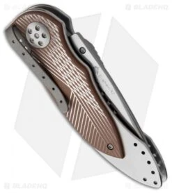 CRKT Elishewitz E-Lock 7323 Automatic Conversion Bronze (2.75" Satin) -CRKT crkt 7323 e lock bronze side